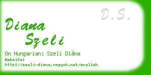 diana szeli business card